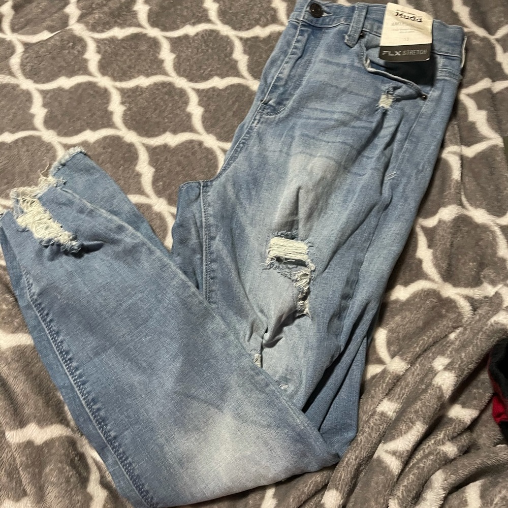 New distressed jeans